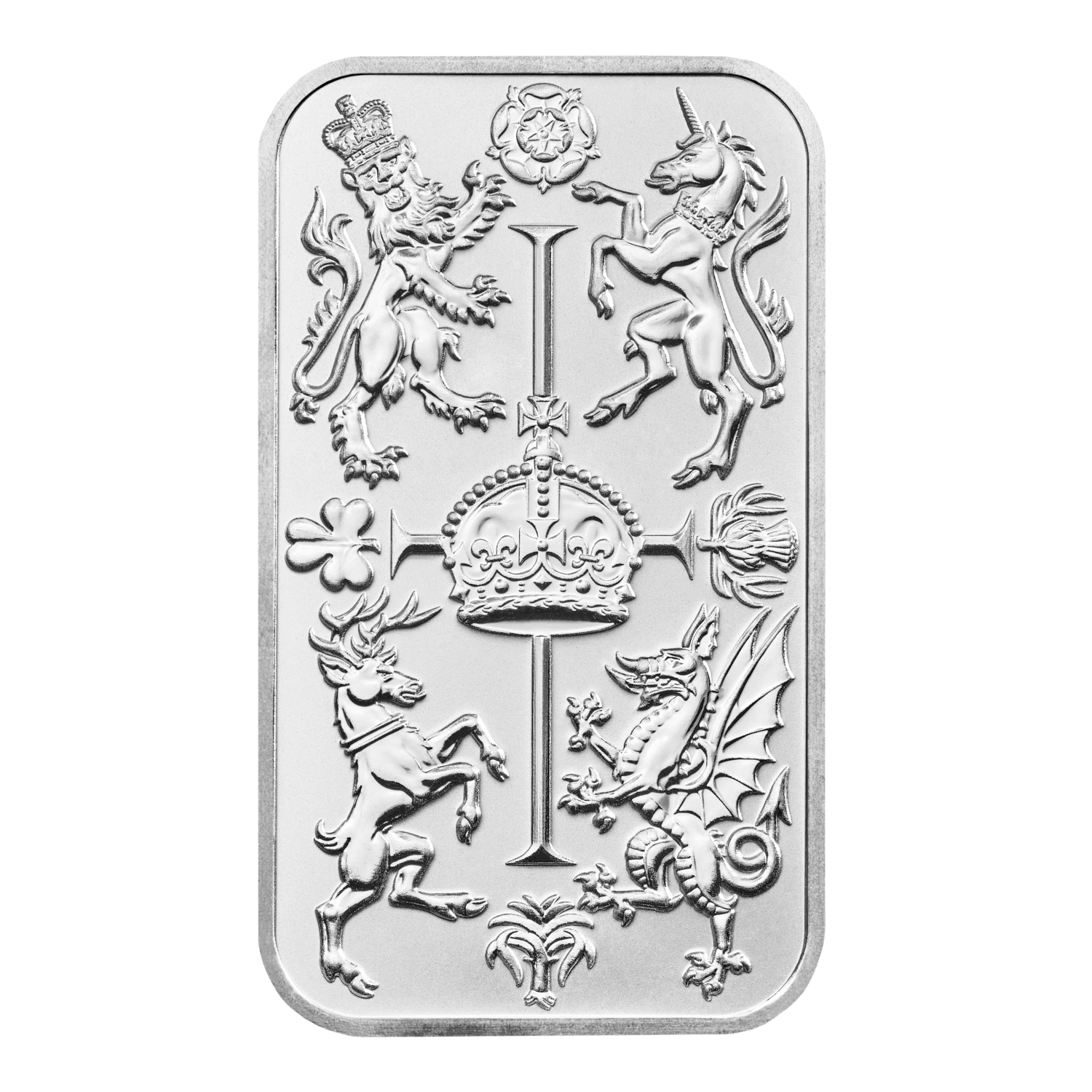 The Royal Celebration KCIII Coronation 1 oz Silver Minted Bullion Bar
